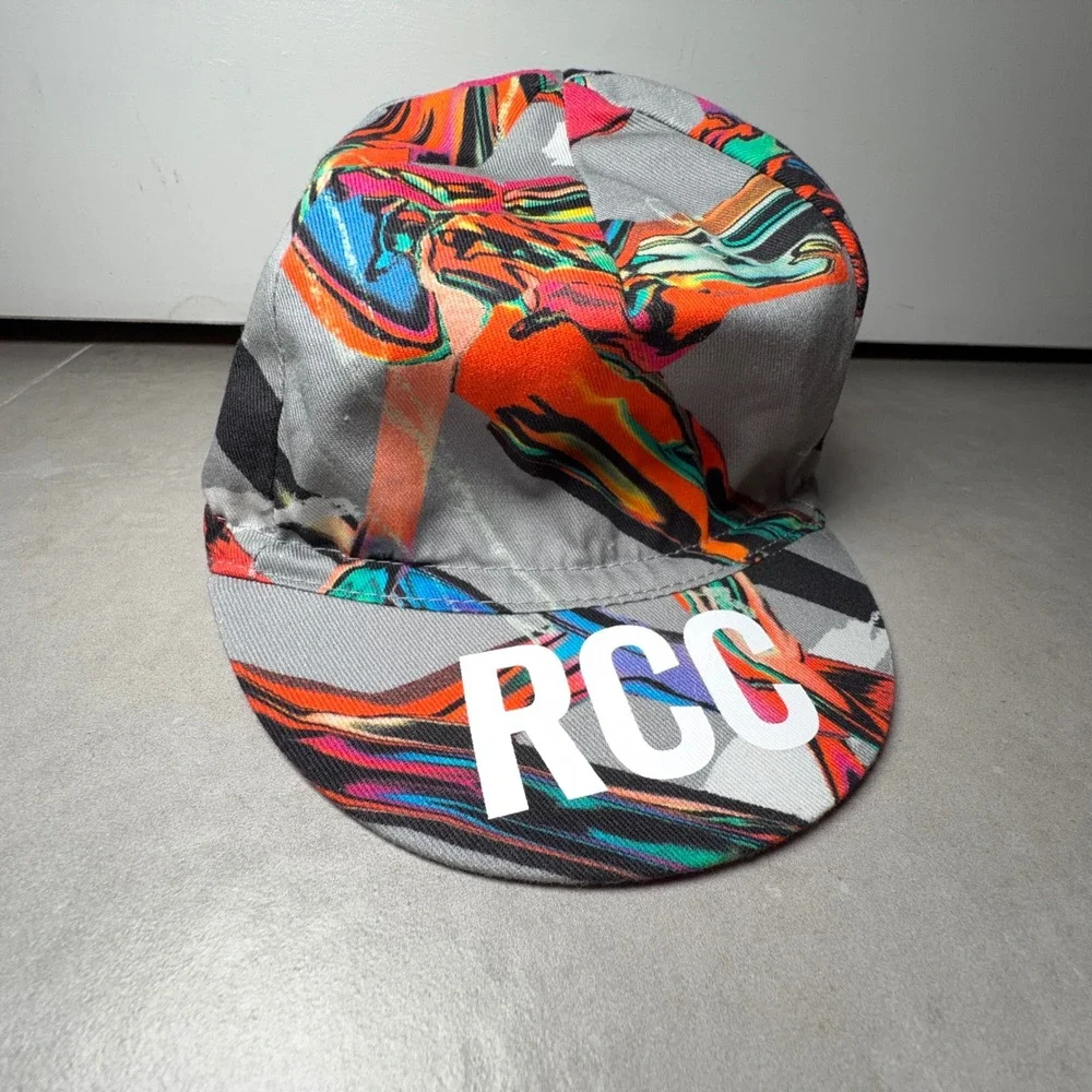 Rapha Cycling‎ Cap  RCC Braulio Amado Multicolor Cotton Limited Edition Artist